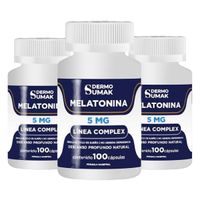 Melatonina Complex 5mg - 100 Cap - Dermo Sumak 3 und