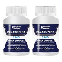 Melatonina Complex 5mg - 100 Cap - Dermo Sumak 2 und