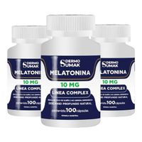 Melatonina Complex 10mg - 100 Cap - Dermo Sumak 3 und