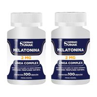 Melatonina Complex 2mg - 100 Cap - Dermo Sumak 2 und