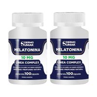 Melatonina Complex 10mg - 100 Cap - Dermo Sumak 2 und