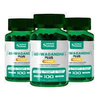 Ashwagandha Plus 100mg - 100 Cap - Dermo Sumak 3 und