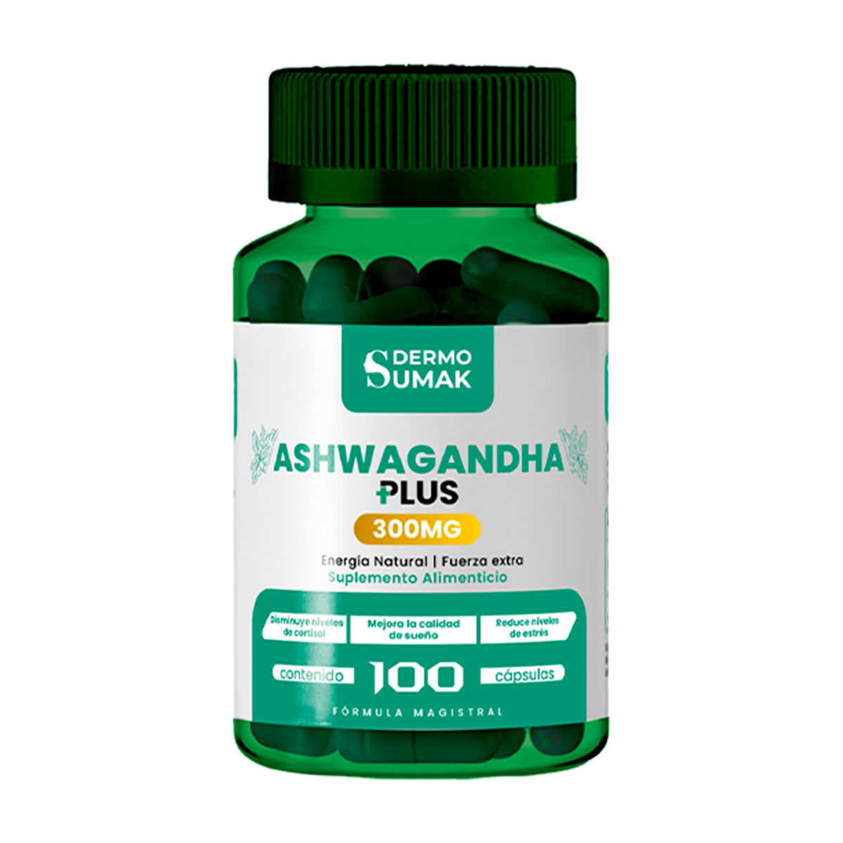 Ashwagandha Plus 100mg - 100 Cap - Dermo Sumak