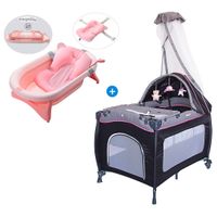 Cuna Corral Mecedora SALLY 716 + Tina Plegable