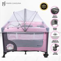 Cuna Corral de Lujo «LUUBORN» Rosado