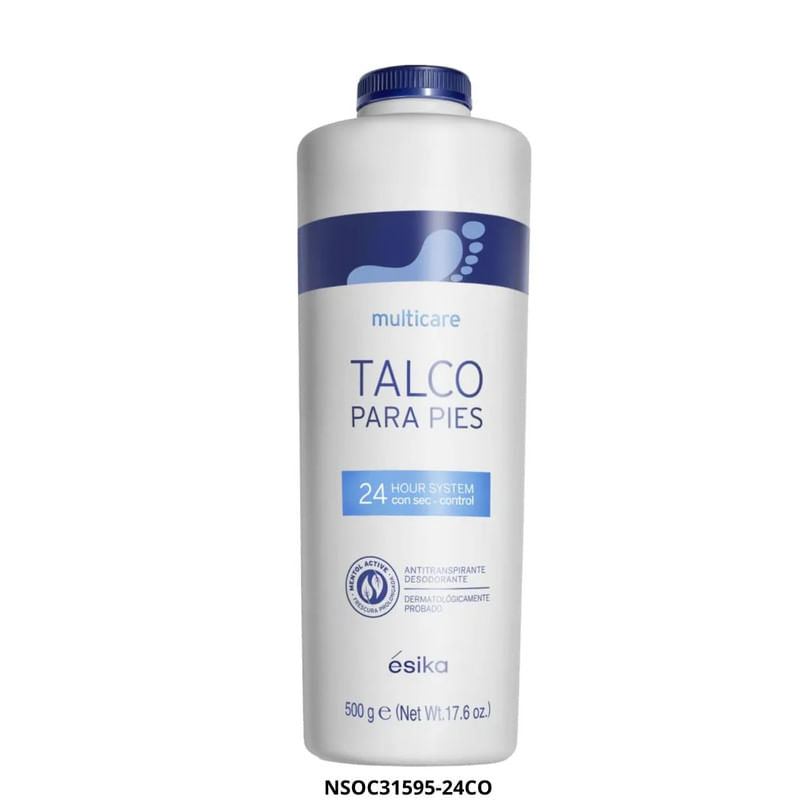 Talco Multicare Esika para Pies 500 g