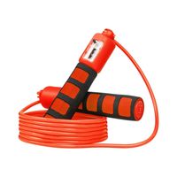 SALTA SOGA CON CONTADOR ELECTRÓNICO PARA ENTRENAMIENTO 3 METROS ROJO
