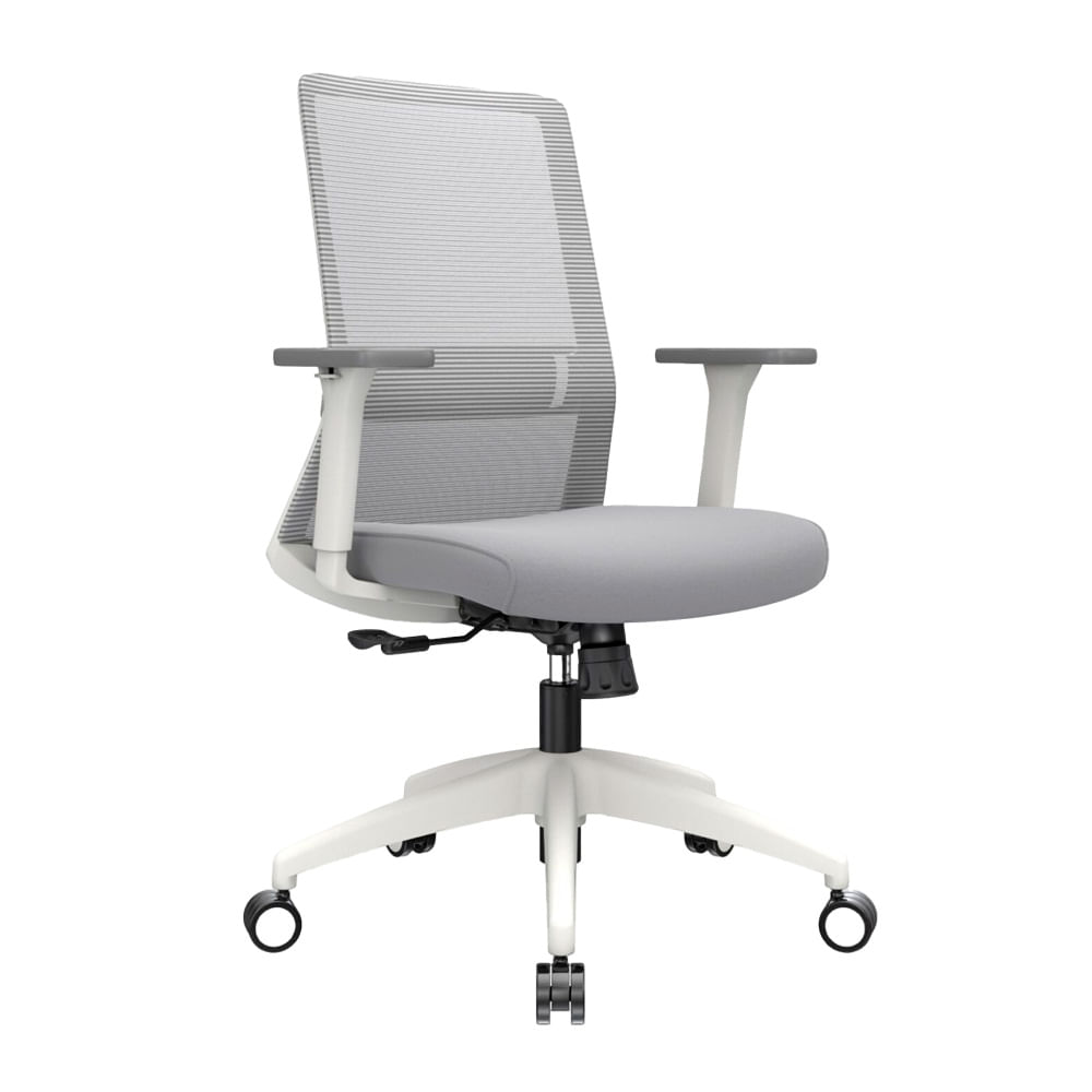 Silla De oficina Ergonómica Reclinable Gerente Italiana Twist Gris Ofideas