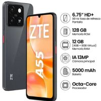 Celular ZTE A55 128GB 4GB RAM Pantalla 6.75"" HD