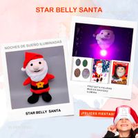 peluche musical Star belly papa noel