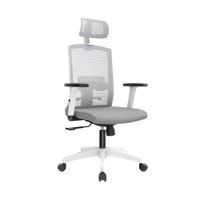 Silla De Oficina Giratoria Monk Presidente Gris Ofideas