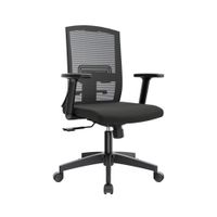 Silla De Oficina Giratoria Monk Gerente Negro Ofideas