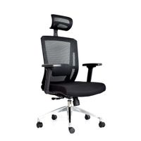 Silla De Oficina Giratoria Ergonómica Delphi II Presidente Negro Ofideas