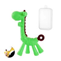 Mordedor Jirafa Verde para bebe con estuche