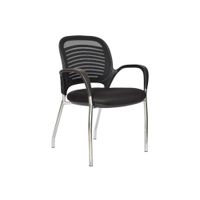Silla De Oficina Fija Fenix Color Negro Ofideas