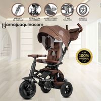 Triciclo Guiador para Niños «RITO PREMIUM» Coffee