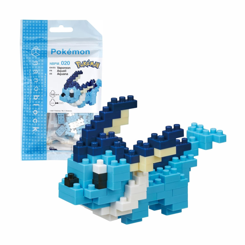 Pokemon Nanoblock Vaporeon 140 Piezas