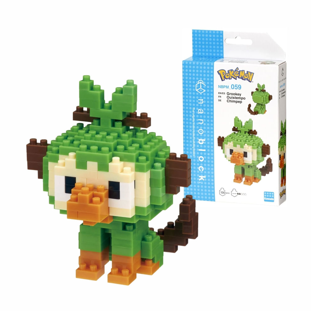 Pokemon Nanoblock Grookey 190 Piezas