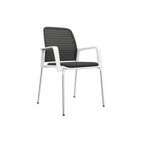 Silla De Oficina Fija Interlocutora Pinko Blanco/Negro Ofideas