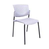 Silla De Diseño Fija Movie Gris/Negro Ofideas