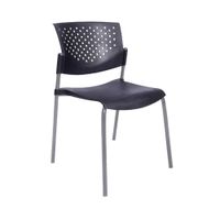 Silla De Diseño Fija Movie Negro/Gris Ofideas
