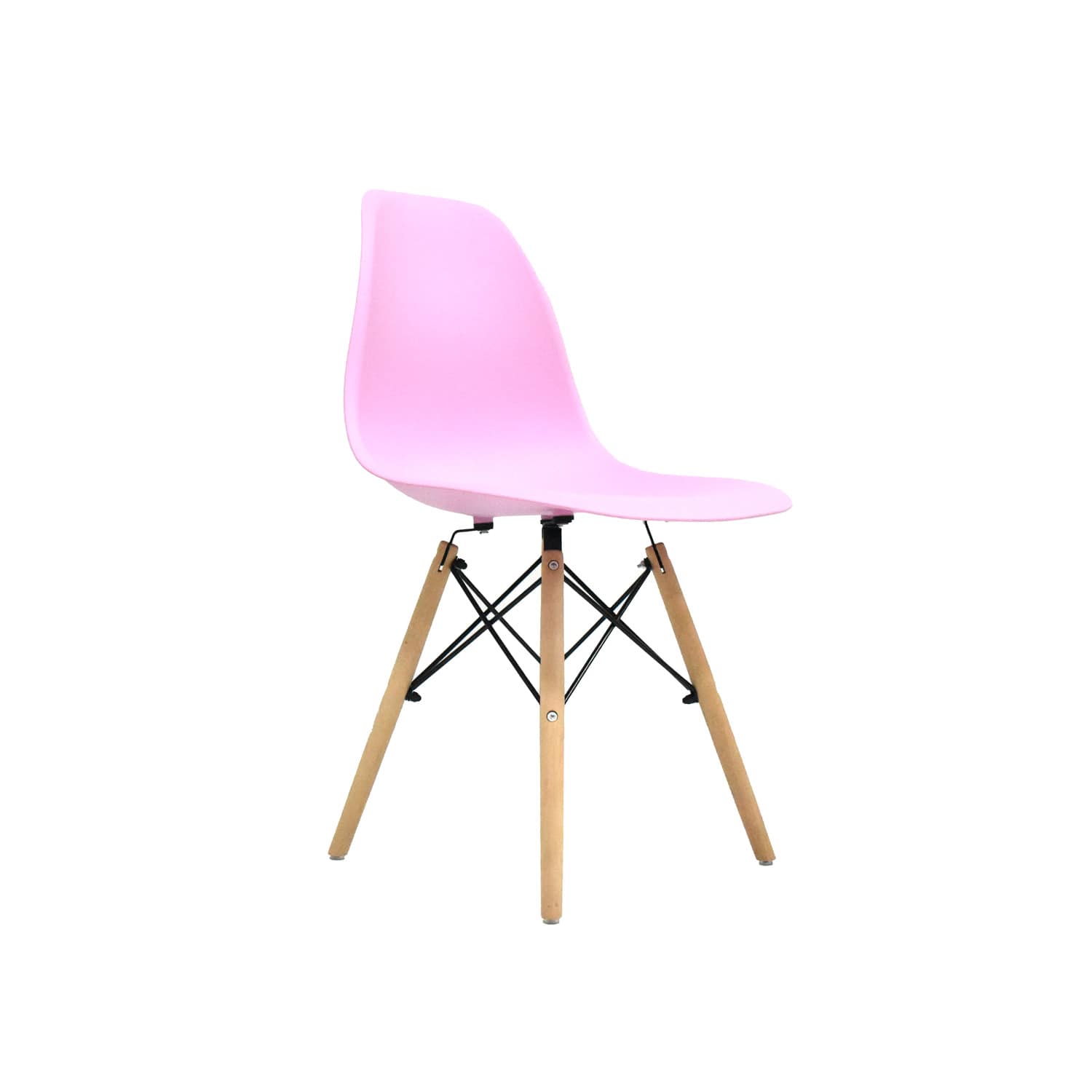 Silla De Comedor Diseño Eames Rosado Polipropileno Ofideas