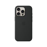 CASE PARA IPHONE 16 PRO DE SILICONA NEGRO