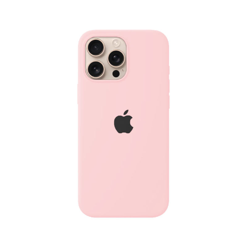 CASE PARA IPHONE 16 PRO DE SILICONA NUDE