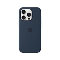 CASE PARA IPHONE 16 PRO DE SILICONA AZUL NOCHE
