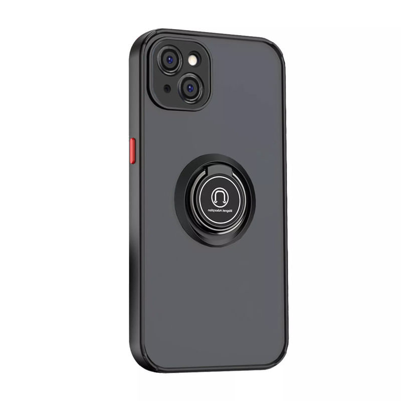 CASE AHUMADO COMPATIBLE CON IPHONE 13 NEGRO