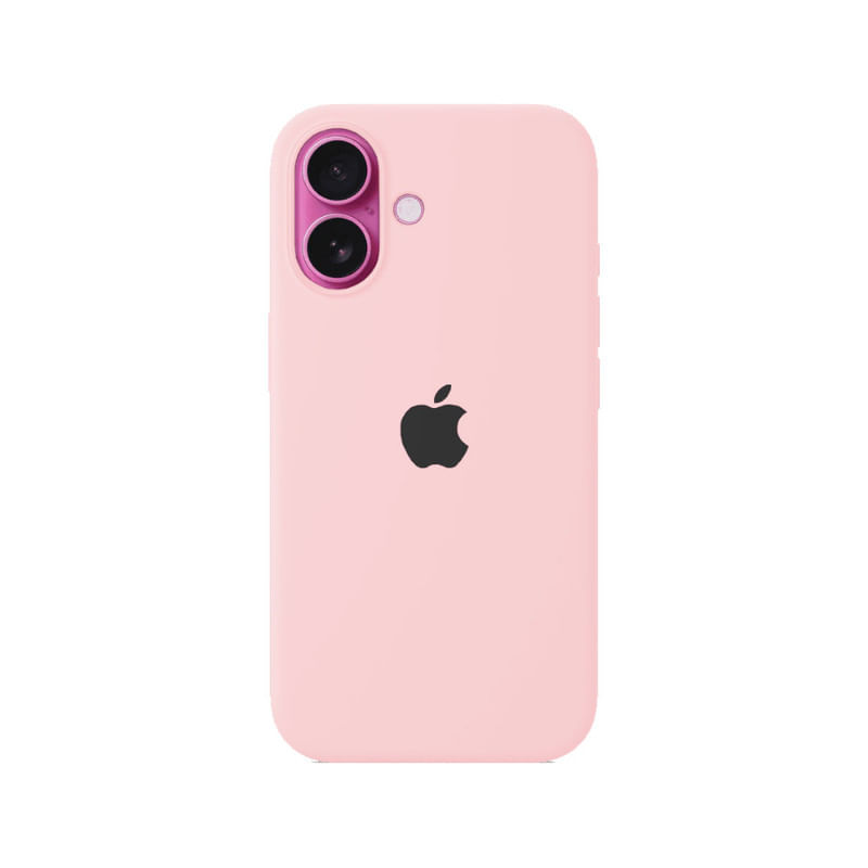 CASE PARA IPHONE 16 DE SILICONA NUDE