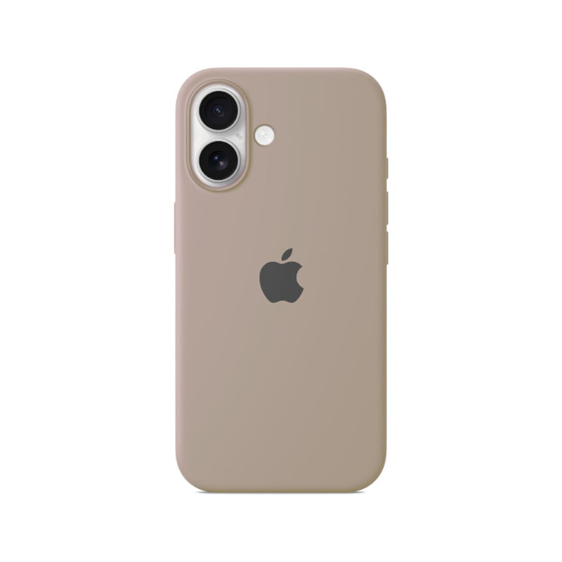 CASE PARA IPHONE 16 DE SILICONA MALVA
