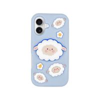 CASE COMPATIBLE CON IPHONE 16 TRIDICOLOR SHEEP