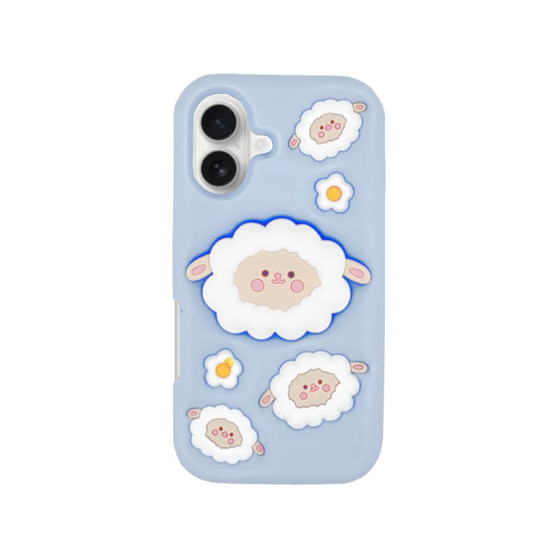 CASE COMPATIBLE CON IPHONE 16 TRIDICOLOR SHEEP