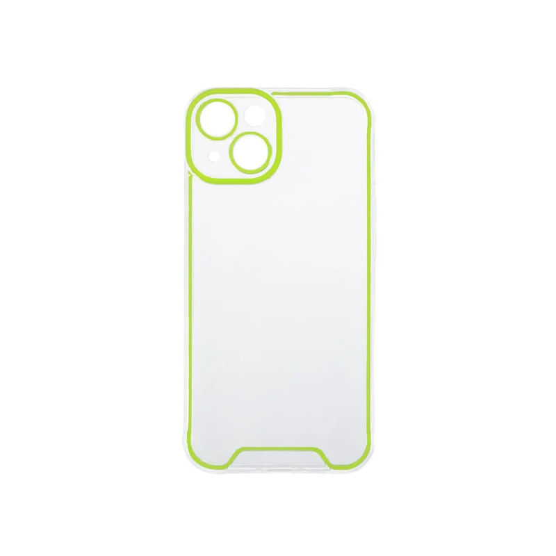 CASE COMPATIBLE CON IPHONE 15 LIGHT GREEN FOTOLUMINICENTE