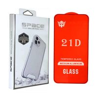 PACK COMPATIBLE CON IPHONE 15 PRO MAX DE CASE TRANSPARENTE SPACE Y PROTECTOR DE PANTALLA 21D