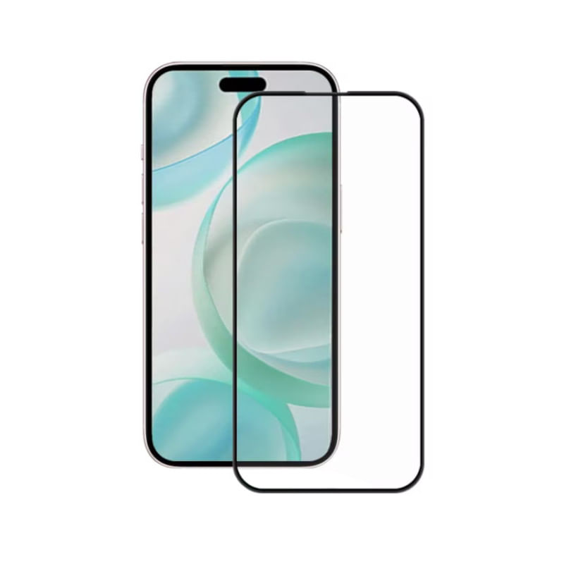 PROTECTOR DE PANTALLA PARA IPHONE 16 PRO TRANSPARENTE DE VIDRIO 10D