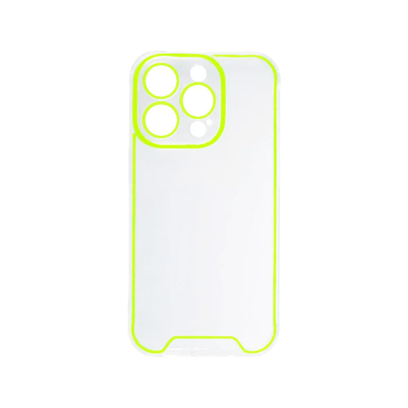 CASE COMPATIBLE CON IPHONE 15 PRO LIGHT GREEN FOTOLUMINICENTE