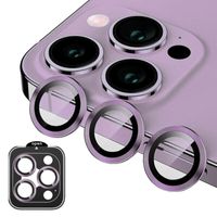 PROTECTOR DE CAMARA METALICO COMPATIBLE CON IPHONE 16 PRO MAX-16 PRO PURPLE