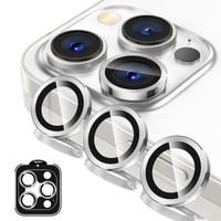 PROTECTOR DE CAMARA METALICO COMPATIBLE CON IPHONE 16 PRO MAX-16 PRO GRAPHITE