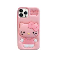 CASE COMPATIBLE CON IPHONE 16 PRO TRIDICOLOR HELLO KITTY