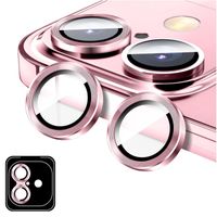 PROTECTOR DE CAMARA METALICO COMPATIBLE CON IPHONE 16-16 PLUS PINK