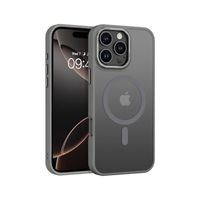 CASE COMPATIBLE CON IPHONE 16 PRO MAGSAFE PLOMO