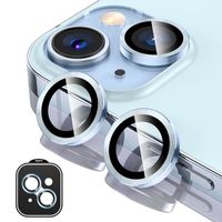 PROTECTOR DE CAMARA METALICO COMPATIBLE CON IPHONE 15-15 MINI SIERRA BLUE