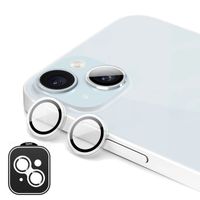 PROTECTOR DE CAMARA METALICO COMPATIBLE CON IPHONE 15-15 MINI CLEAR