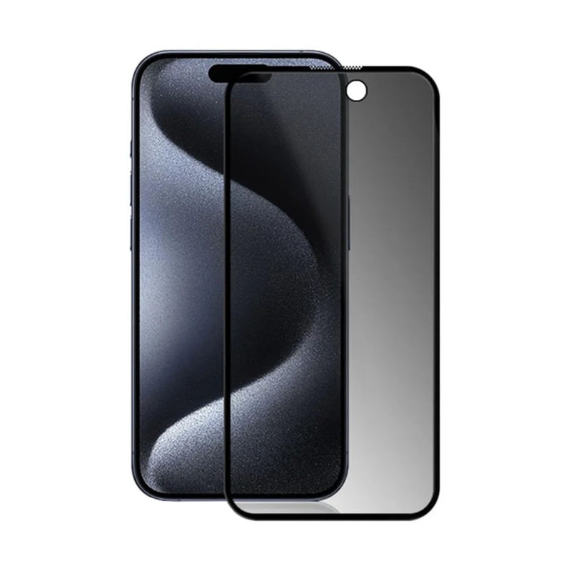 PROTECTOR DE PANTALLA PARA IPHONE 15 PRO MAX ANTI ESPIA MICA DE VIDRIO MATE
