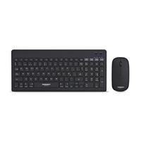 TECLADO Y MOUSE INALAMBRICOS MICRONICS WT800-3M RECARGABLE BT WIRELESS