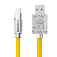 CABLE PARA IPHONE TRANSFORMERS TF-A02 DE CARGA RAPIDA USB A LIGHTNING
