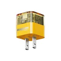 CARGADOR TRANSFORMERS TF-K05 DE 20W CARGA RAPIDA 1 USB-C Y 1 USB-A AMARILLO