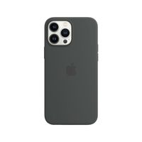 CASE PARA IPHONE 13 PRO MAX DE SILICONA PLOMO